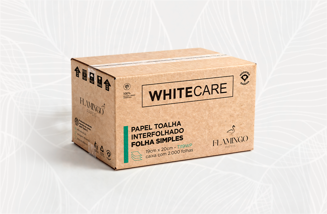 Whitecare - 19cm x 20cm - 2.000 folhas